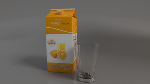 Orange Juice Container  preview image